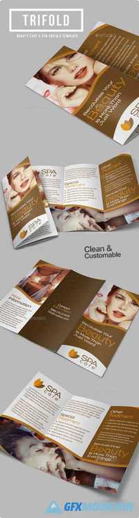 Beauty Care Spa Trifold Brochure 8895148