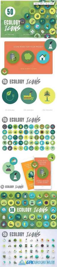 50 Ecology Icons 1383705
