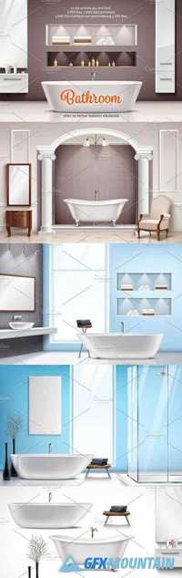 Bathroom Realistic Set 1396890