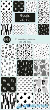 Black and white patterns 1434714