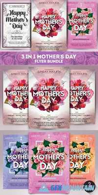3 in 1 Mothers Day Flyer Bundle 1469358