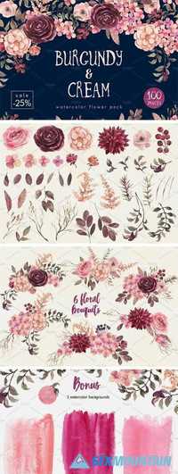 Watercolor Floral Pack 1409085
