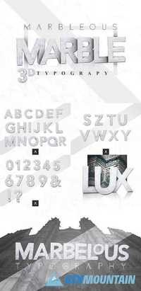 MARBLE 3D Typography 1398965
