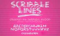 Scribble Lines Font