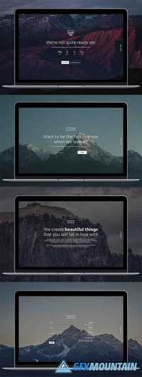 Bootstrap 4 Coming Soon Template - CM 1170843