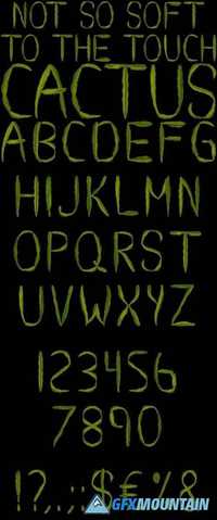 CACTUS Handmade Typeface