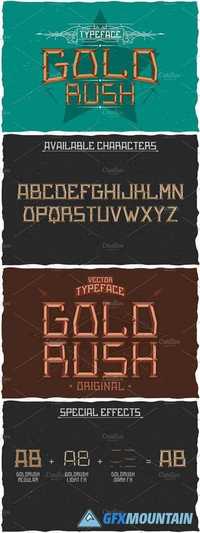 Gold Rush Label Typeface 1468662