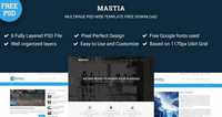 Mastia – Multipage Business Psd Web Template