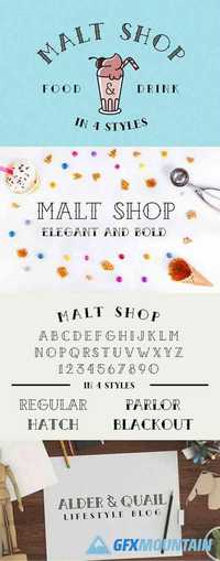 Malt Shop Font Display 1490052