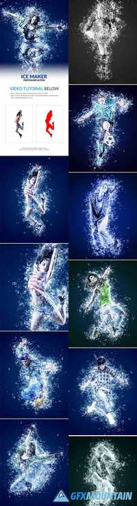 Ice Maker Photoshop Action 19928055