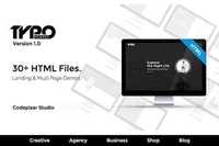 Typo Creative Agency HTML5 Template - CM 1218285