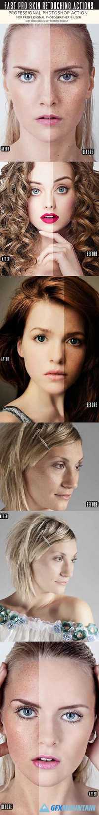 Fast PRO Skin Retouching Actions - 19909124
