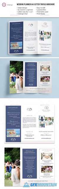 Wedding Planner A4 Letter Trifold 19931504