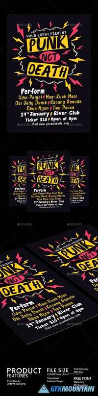 Punk Music Event Flyer 19992688