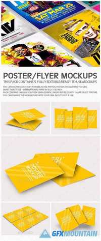 Flyer Poster Mockups V6 13880720