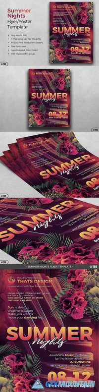Summer Nights Flyer Template 1469520