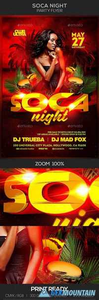 Soca Night Party Flyer 19994366