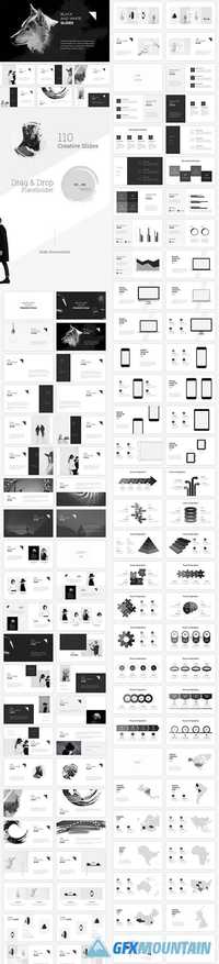 Black and White Powerpoint Template 20006597
