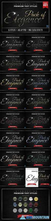 Elegance #1 - 15 Text Styles - 1272604