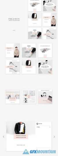 Pink & White Instagram Pack 1543735