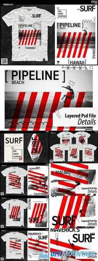 Surf Themed T-Shirts 1274934