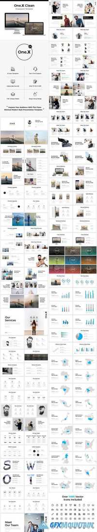 One.X 2.0 Clean Powerpoint Template 20059021