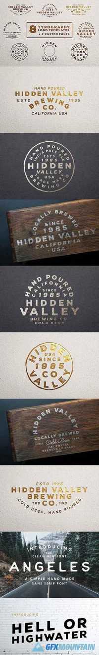 Vintage Logo Templates (+2 Fonts)
