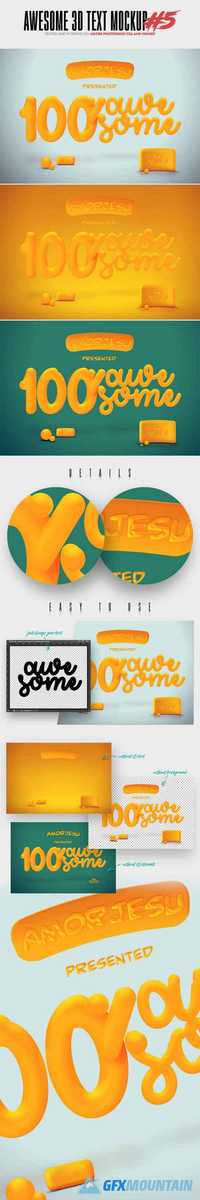 05 AWESOME 3D TEXT MOCKUP - PS CS6+ 000090