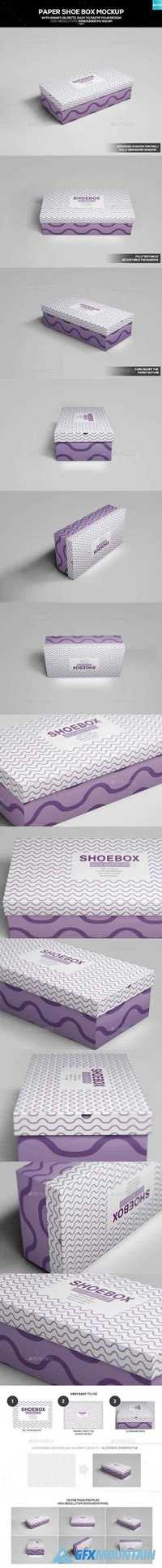 Paper Shoe Box Mockup 20110444