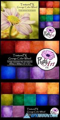 TextureFX: Grunge Color Wheel(12"sq)  1494372