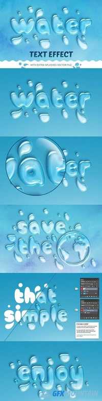 WATER TEXT EFFECT 1285571