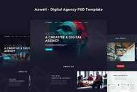 Axwell - Digital Agency PSD Template - CM 784095