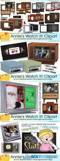 Annie's Watch It Clipart 1294255