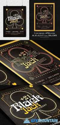 2 Black Jack Mag. Ad, Poster, Flyer 1274971