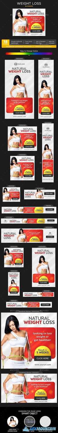 Fitness Banners Bundle - 10 Sets - 180 Banners 17799479
