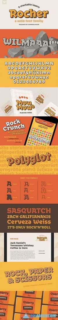 Rocher Font Family