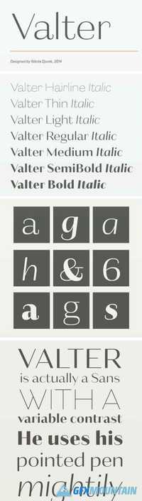 Valter Font Family