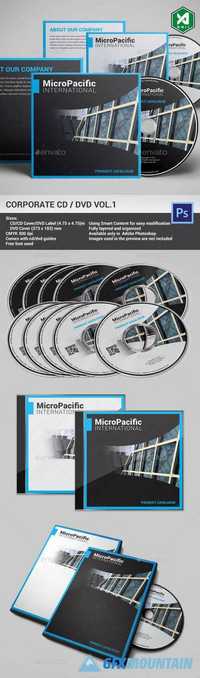 Corporate CD / DVD Template Vol 1 19910090