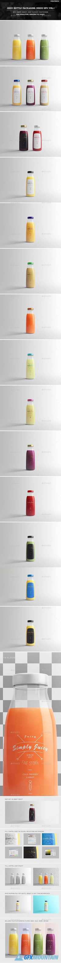 Juice Bottle Packaging Mock-Ups Vol.1 20136576