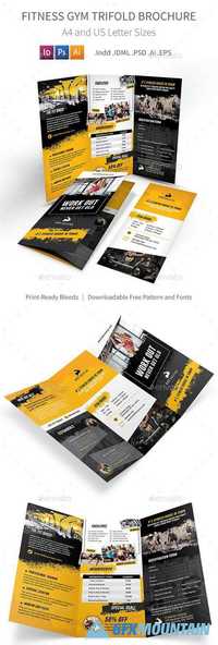 Fitness Gym Trifold Brochure 5 20153383