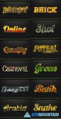 12 Photoshop Text Effect Styles 20167363