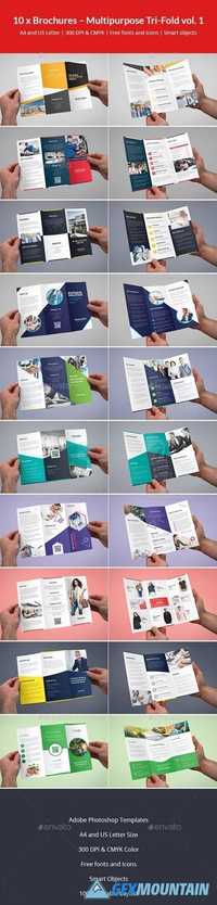 Brochures – Multipurpose Tri-Fold Bundle vol. 1 20199661