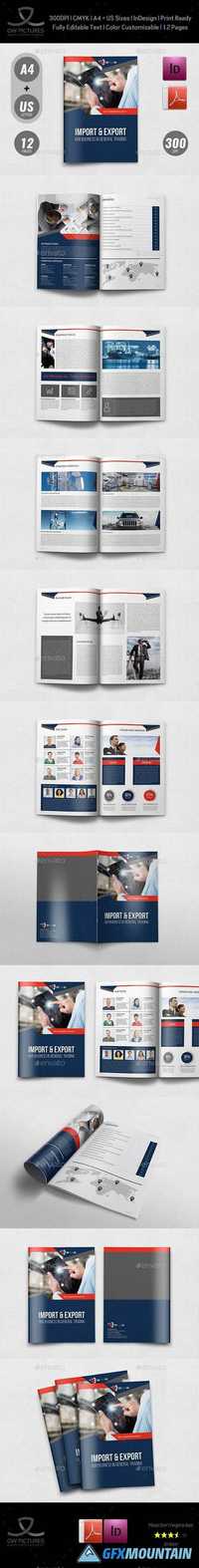 Company Profile Brochure Template Vol.44 -12 Pages 20178644