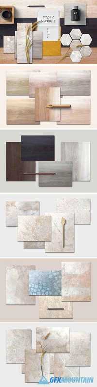 Wood & Marble Textures - 1580339