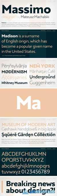 Massimo Font Family