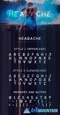 Headache font