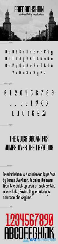 Friedrichshain Typeface