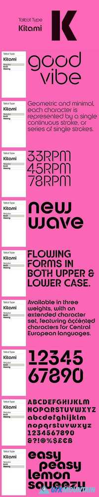 Kitami Font Family