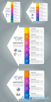 Arrow Infographic Design Business Concept