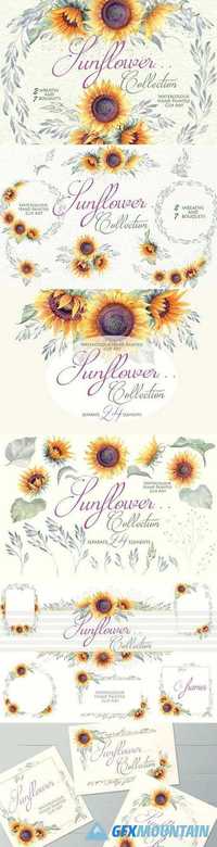 SUNFLOWER... - CLIPART COLLECTION 1587750